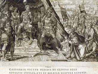 La Soumission de Guillaume II, Duc de Clèves, en 1543, planche 8 de 